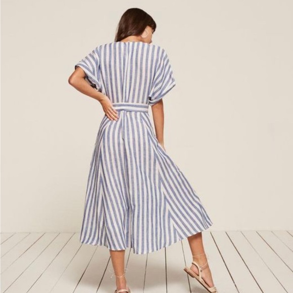 COPY - Reformation Blue Geneva Dress - Picture 4 of 13